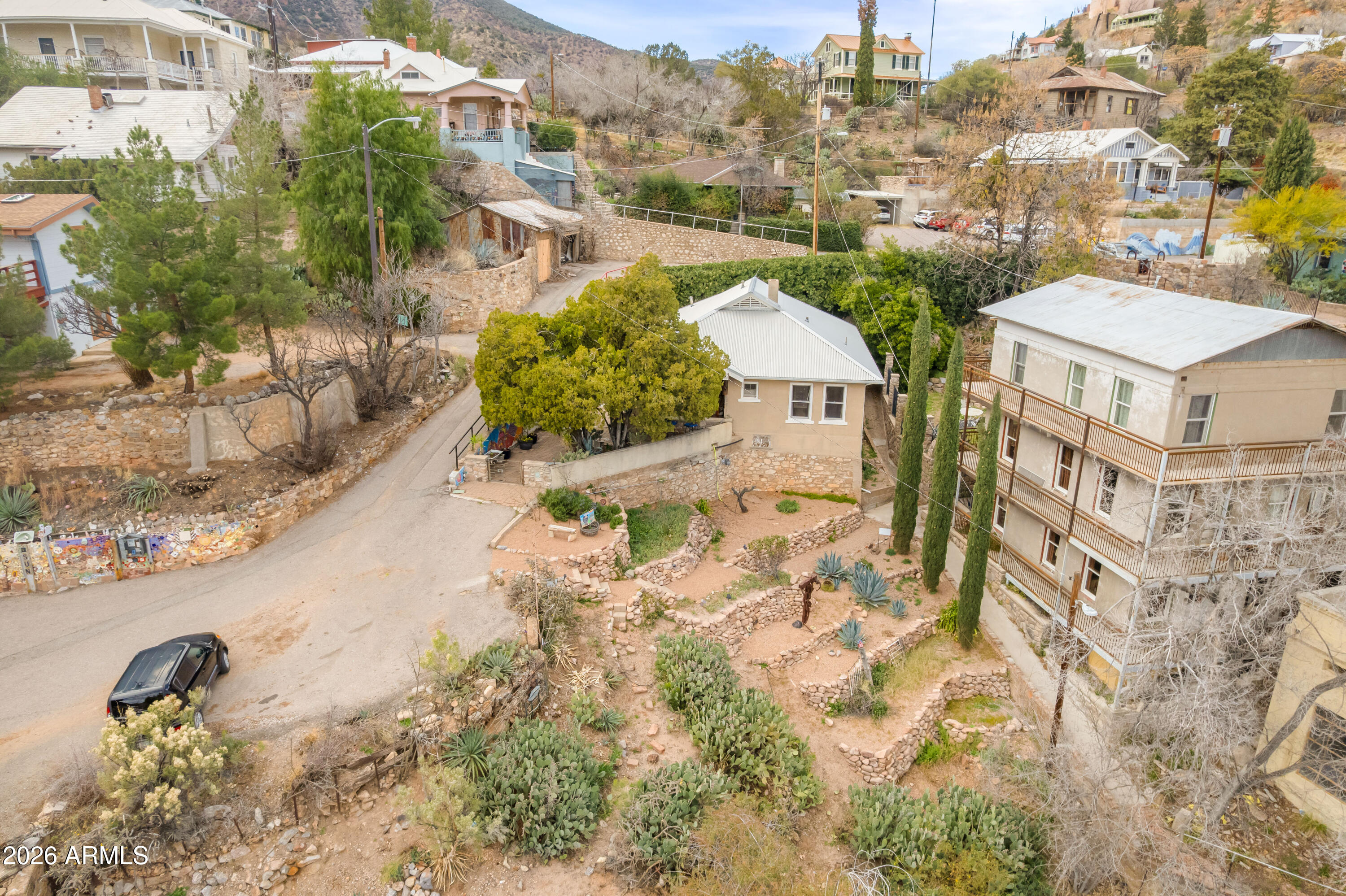 14 Maxfield Avenue Bisbee, AZ 85603 - Photo 37 of 40 Aerial 2