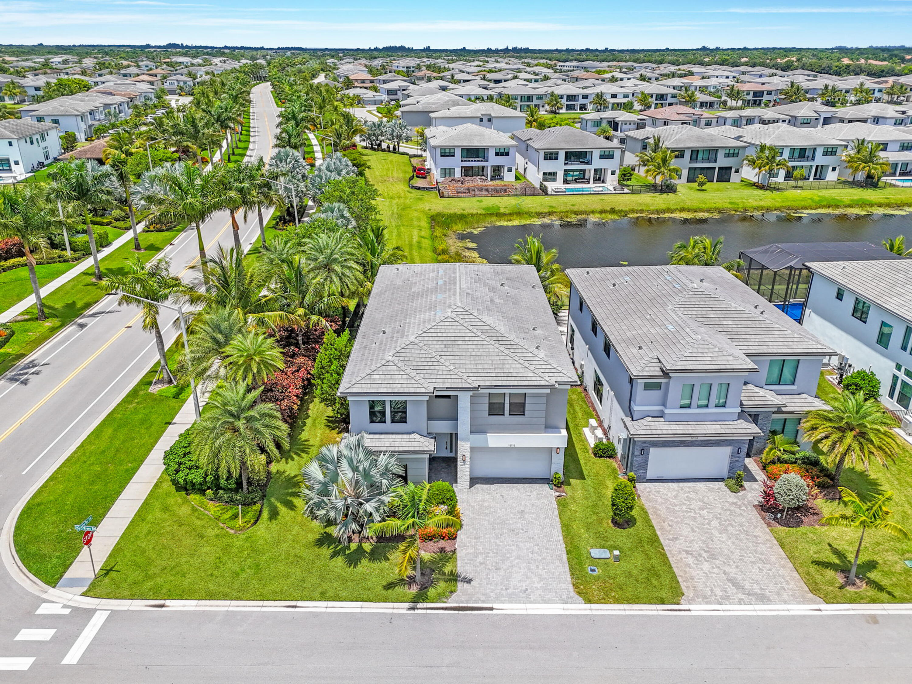 17117 Teton River Road Boca Raton, FL 33496 - Photo 64 of 67 an aerial view of a house with a garden