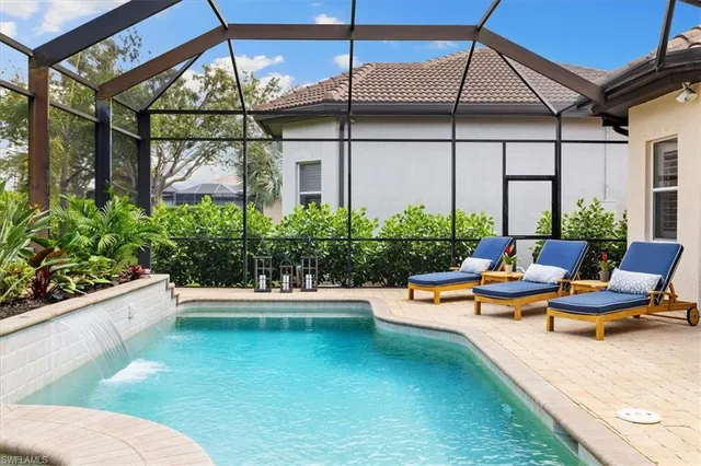 a outdoor view with a sitting space