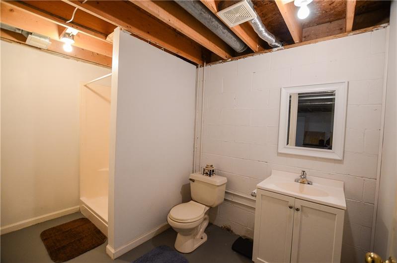 2090 Marshall Road Monaca, PA 15061 - Photo 22 of 24 Wonderfully spacious full bath in the basement!