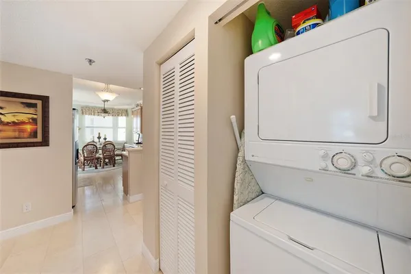 a view of a hallway with workspace