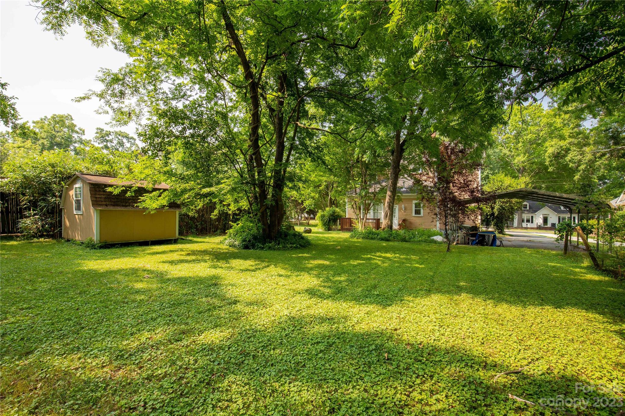 205 Walnut Street Chester, SC 29706 - Photo 8 of 32 a backyard of a house with lots of green space
