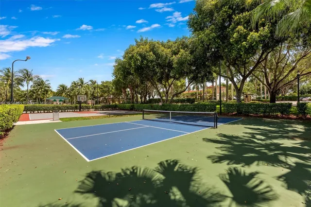 a view of a tennis court
