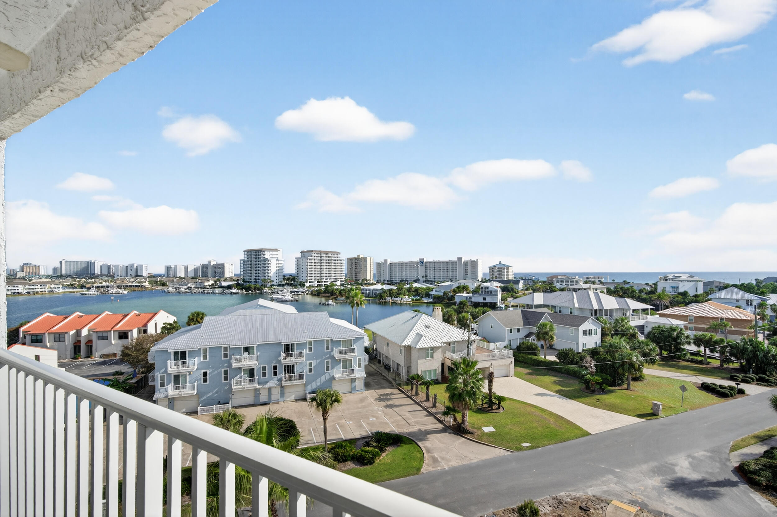 30 Moreno Point Road, Unit 702A Destin, FL 32541 - Photo 26 of 51 a view of a city and lake