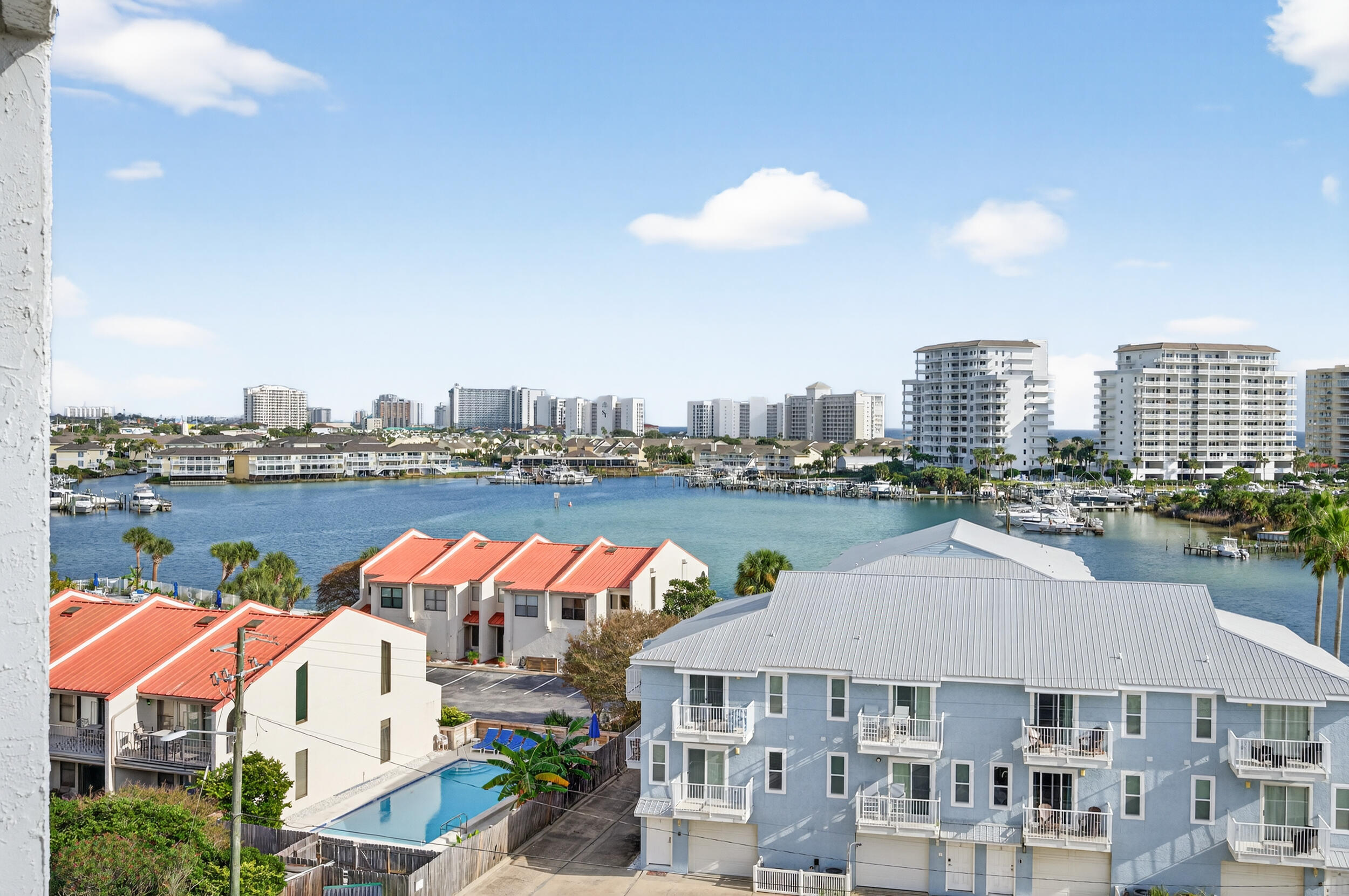 30 Moreno Point Road, Unit 702A Destin, FL 32541 - Photo 35 of 51 an aerial view of multiple house