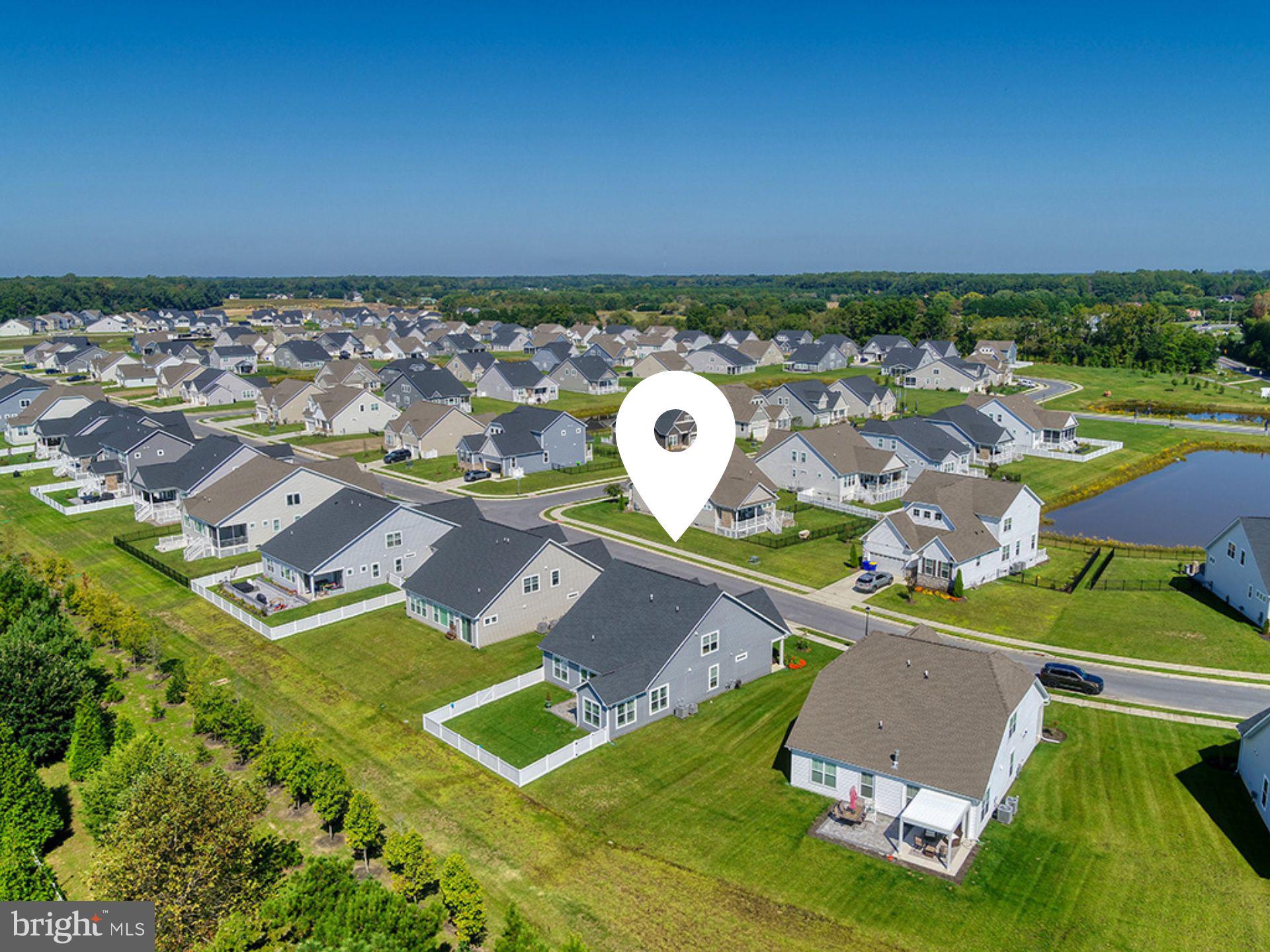29298 Baker Island Road Lewes, DE 19958 - Photo 46 of 95 Aerial view of rear of home