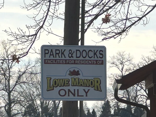 a sign on the side of a building