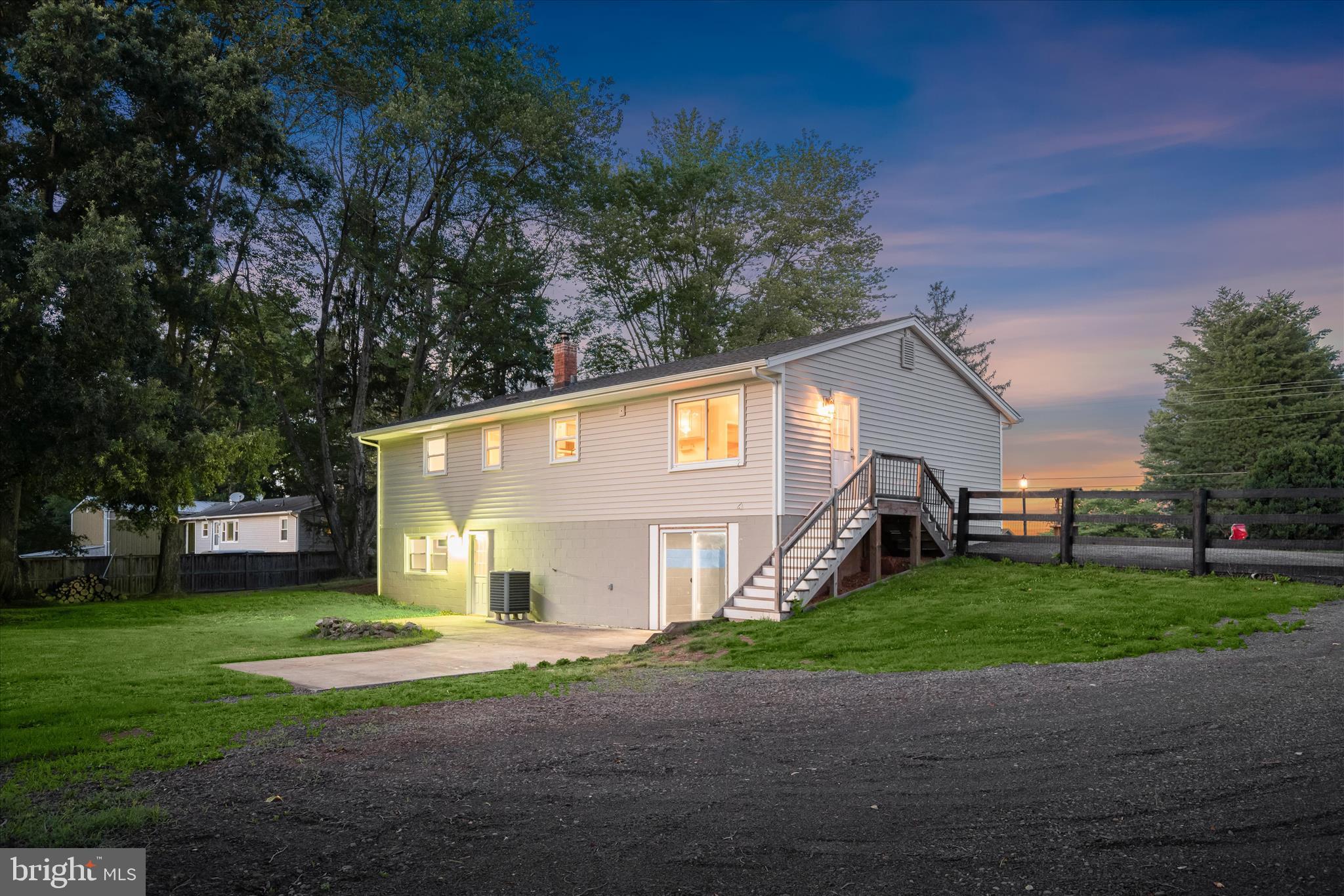 8056 Greenwich Road Catlett, VA 20119 - Photo 68 of 79 Twilight Rear of Home