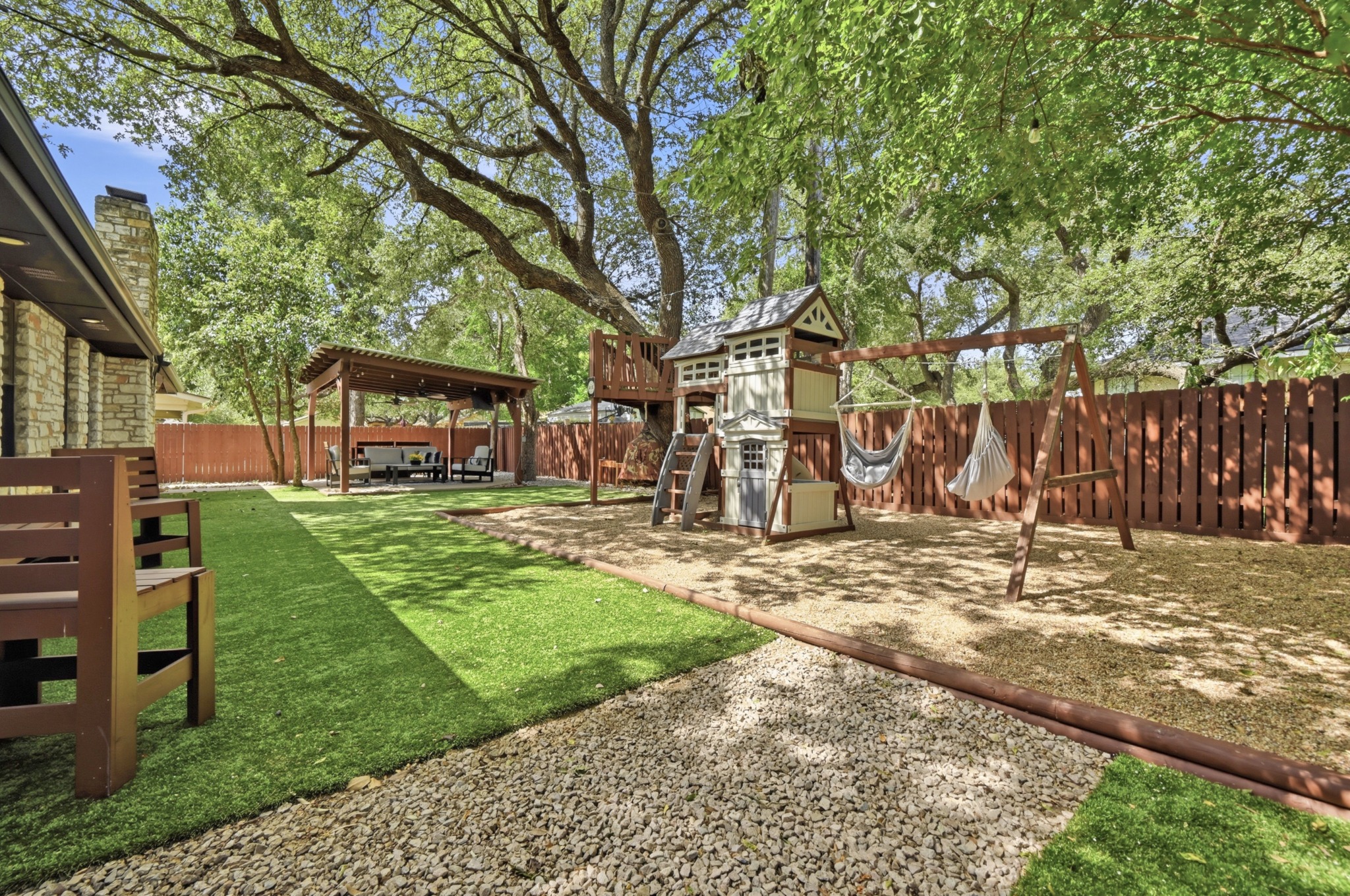 303 Pin Oak Drive Georgetown, TX 78628 - Photo 1 of 36 a view of a yard with a house and a tree