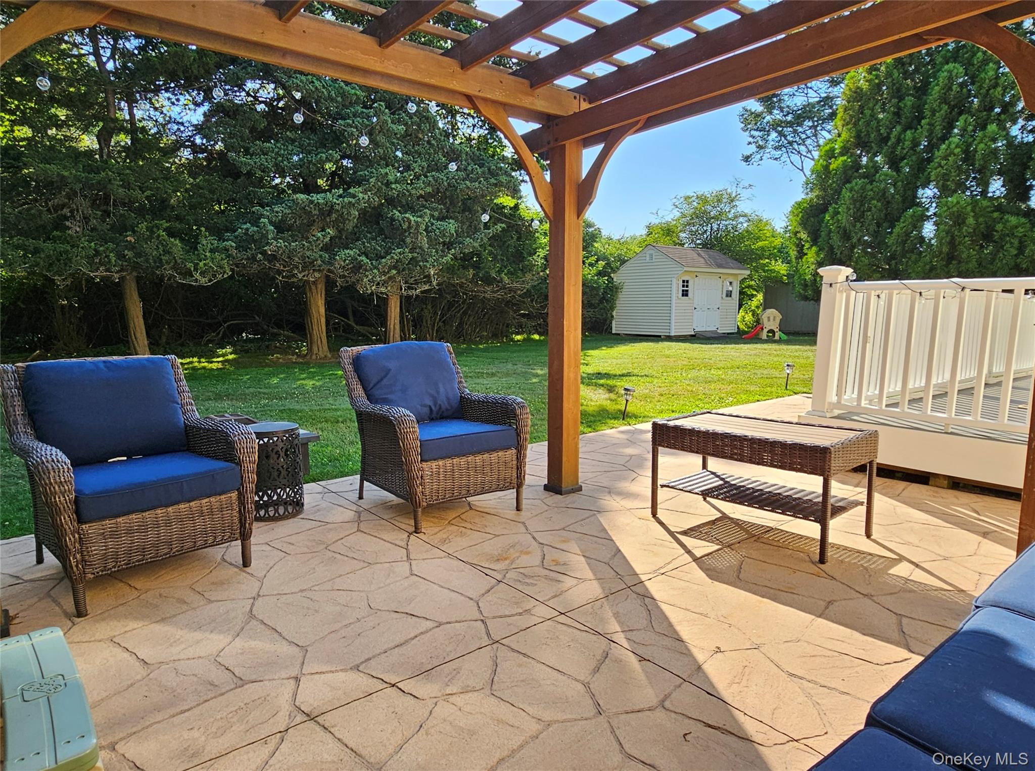 3650 Bay Shore Road Greenport, NY 11944 - Photo 14 of 30 a view of a bench in the patio
