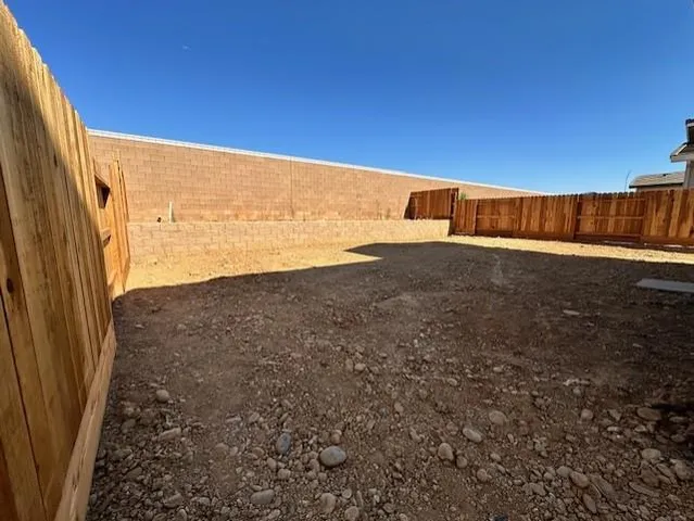 a view of an outdoor space and a yard