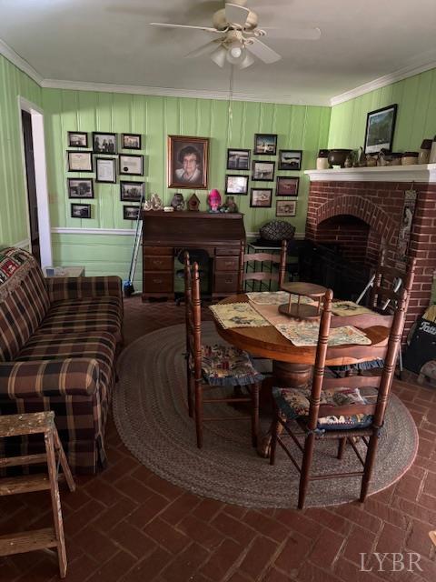 1092 Mount Pleasant Road Pamplin, VA 23958 - Photo 9 of 17 a outdoor kitchen with a table chairs and a stove