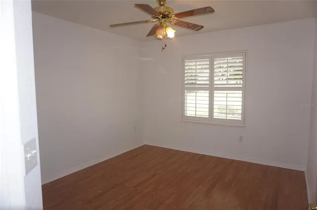 wooden floor in an empty room