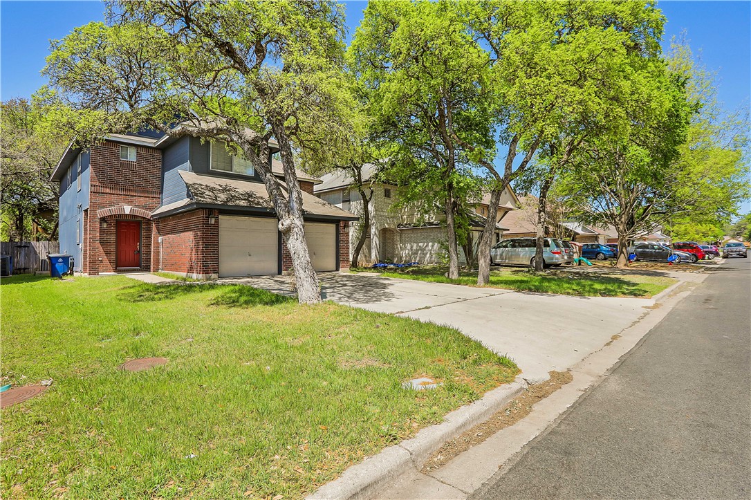a house with palm tree in front of it