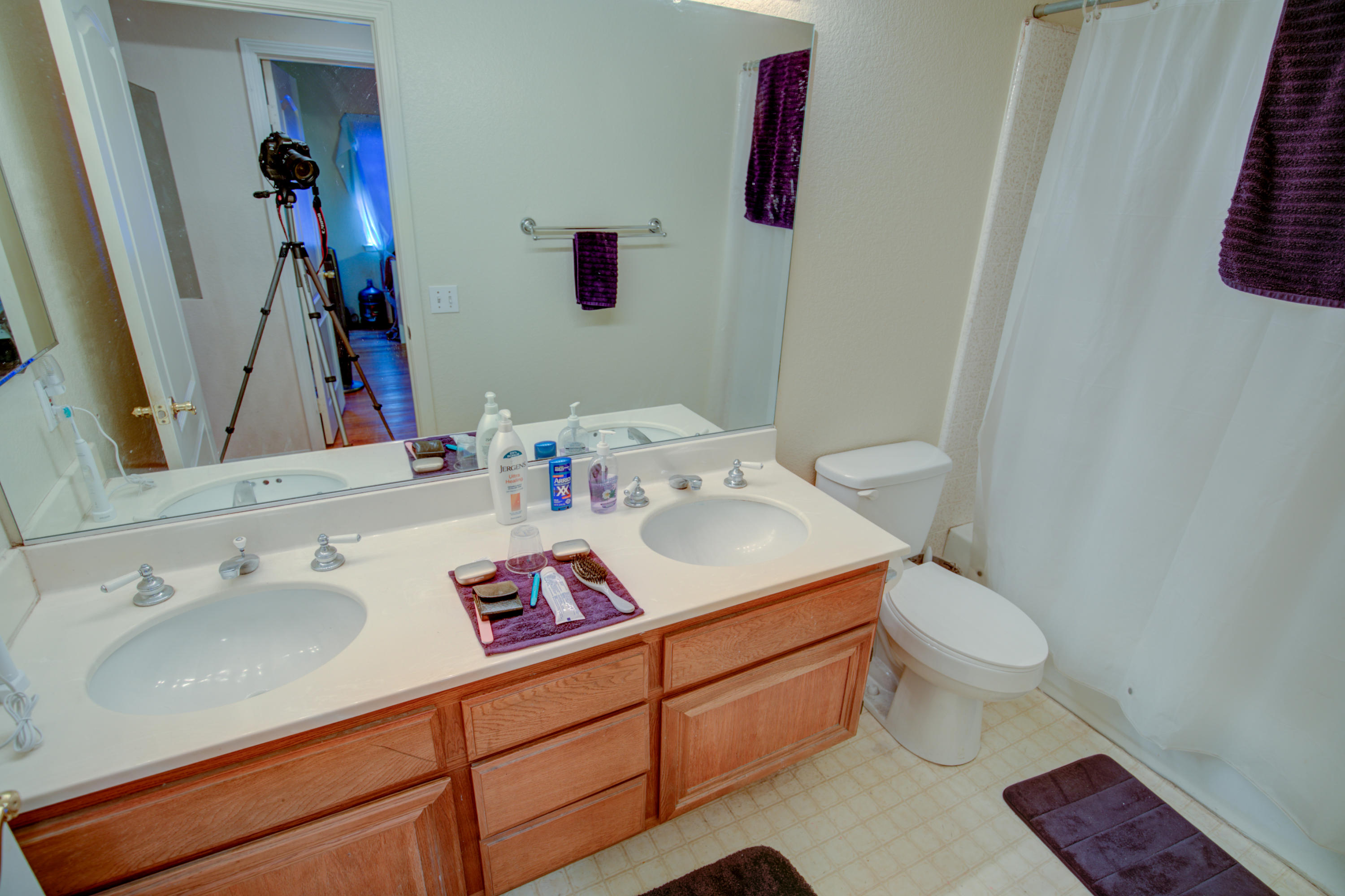 3050 Quarry Road Palmdale, CA 93550 - Photo 15 of 21 a bathroom with a sink and a mirror