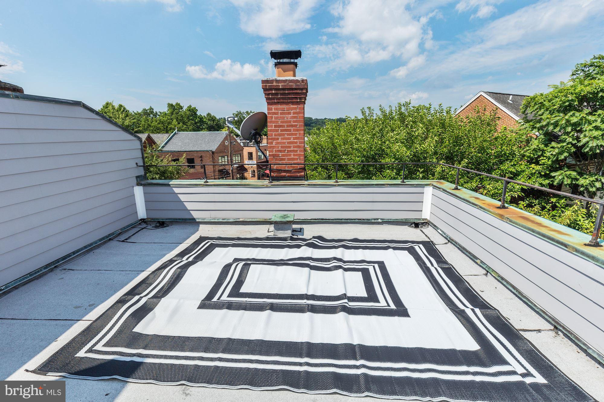 1404 Foxhall Road Northwest Washington, DC 20007 - Photo 14 of 29 Private Rooftop Deck