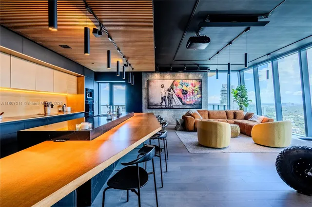 a room with furniture and window