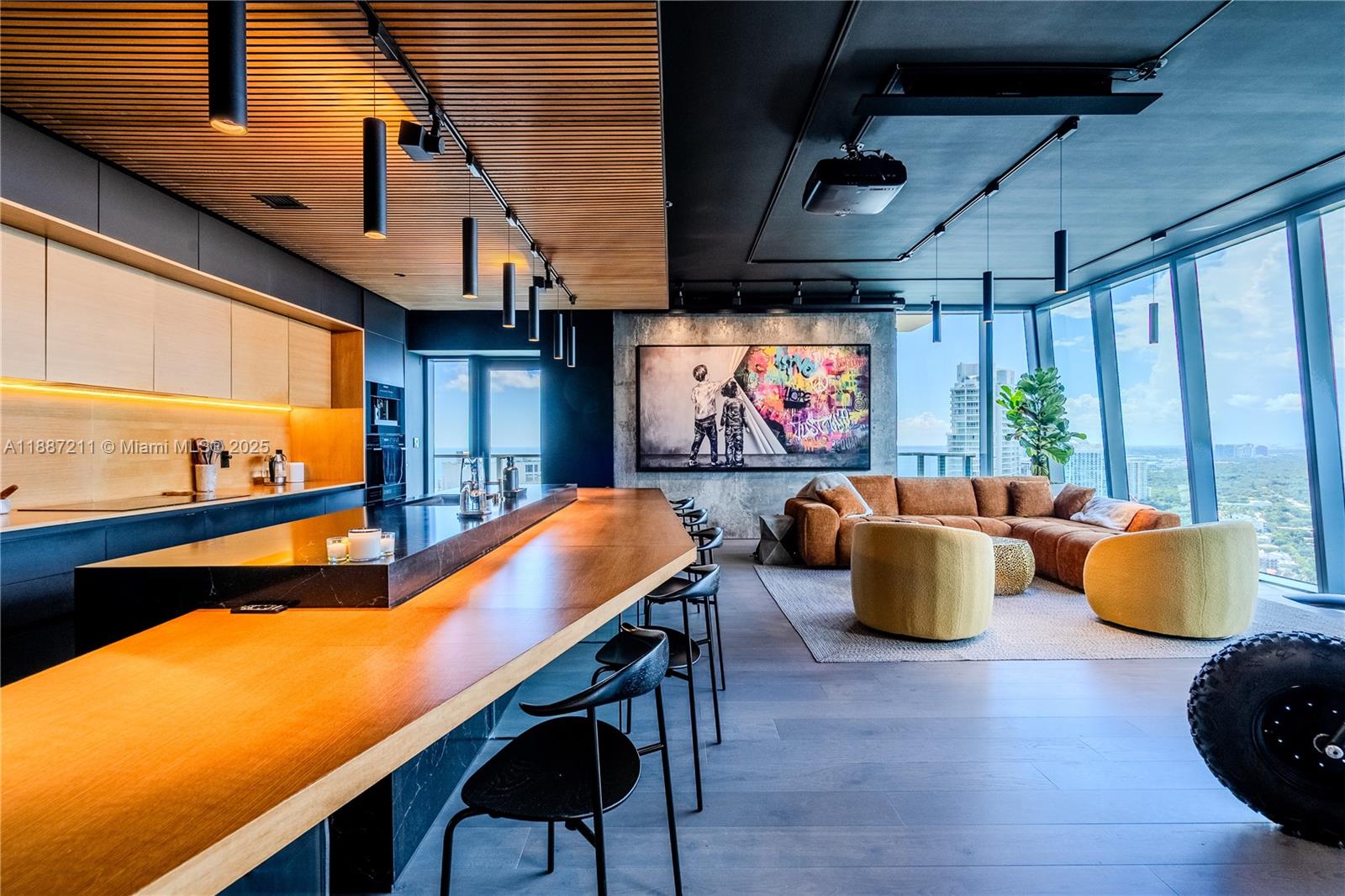 1451 Brickell Avenue, Unit 3903 Miami, FL 33131 - Photo 2 of 44 a room with furniture and window