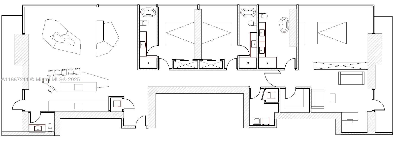 1451 Brickell Avenue, Unit 3903 Miami, FL 33131 - Photo 34 of 44 a picture of a bathroom with a sink and a window