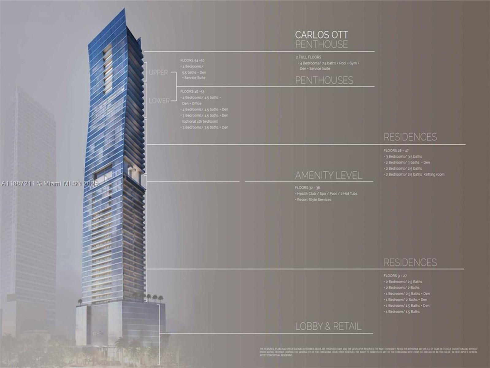 1451 Brickell Avenue, Unit 3903 Miami, FL 33131 - Photo 44 of 44 a close view of bathroom