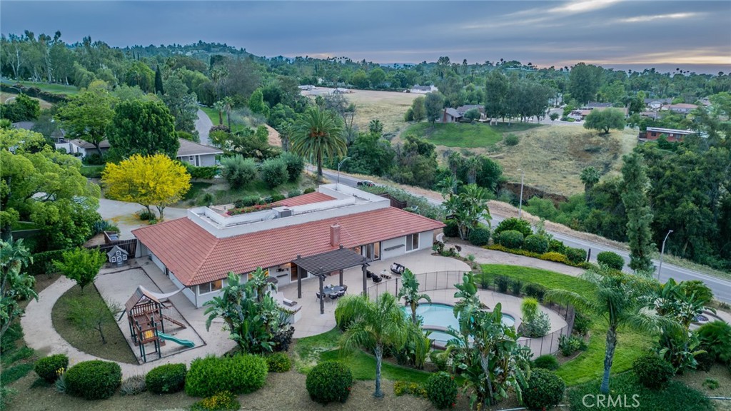 5300 Vía San Jacinto Riverside, CA 92506 - Photo 56 of 59 an aerial view of a house with outdoor space and street view