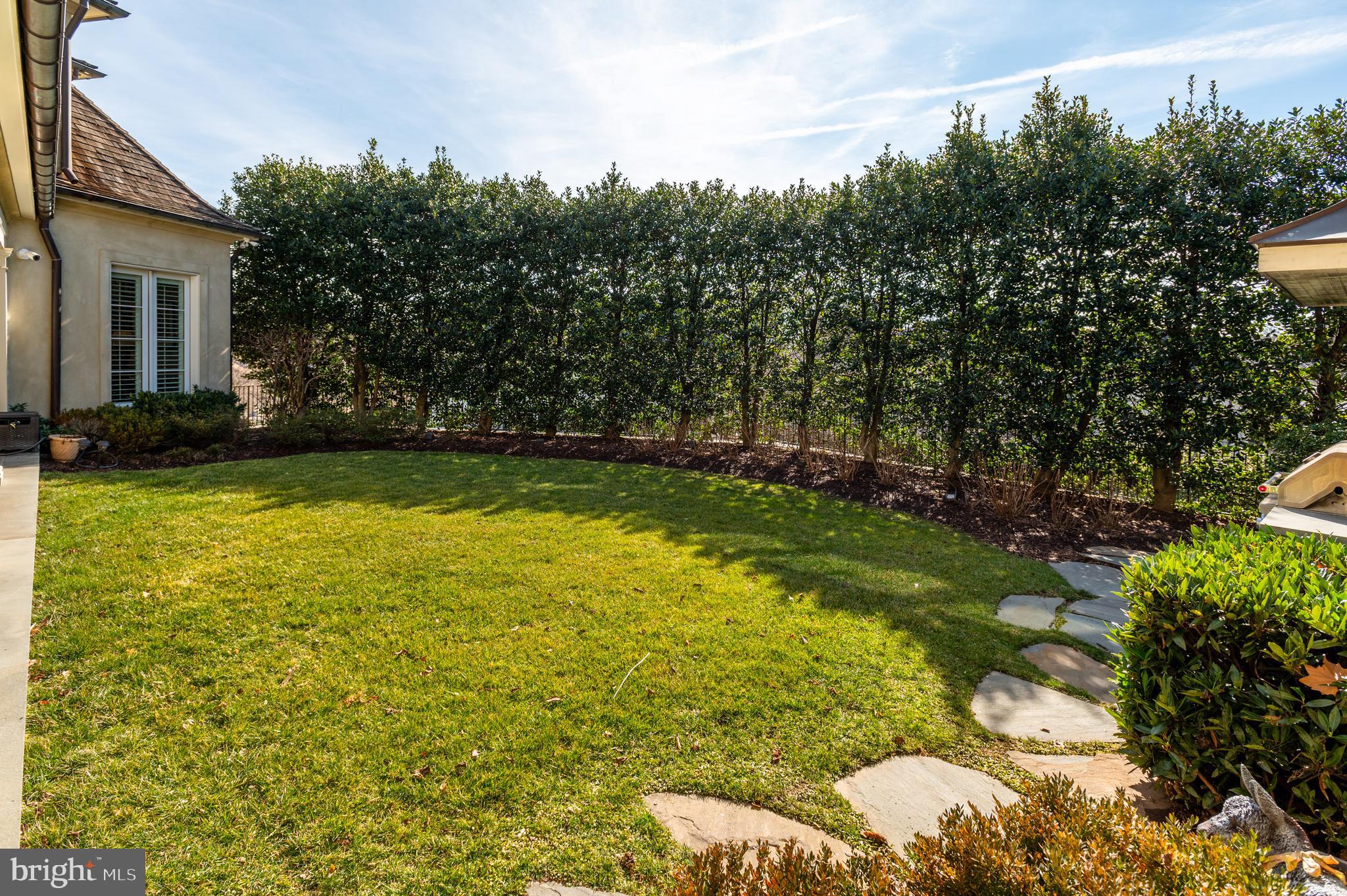 2113 Dunmore Lane Washington, DC 20007 - Photo 16 of 32 Rear Garden w/ Outdoor Kitchen