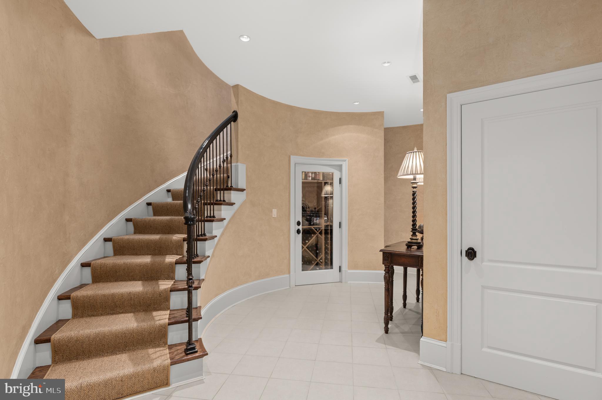 2113 Dunmore Lane Washington, DC 20007 - Photo 24 of 32 Lower Level Landing + Wine Cellar