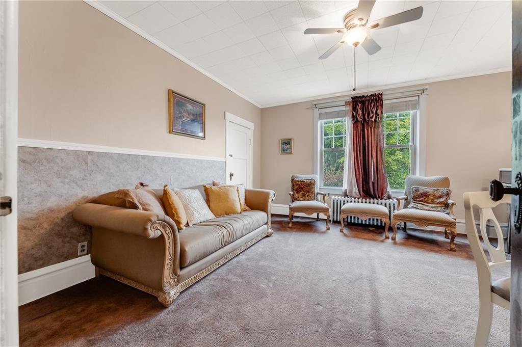 539 Main Street Addison, PA 15411 - Photo 43 of 50 a living room with furniture and a large window