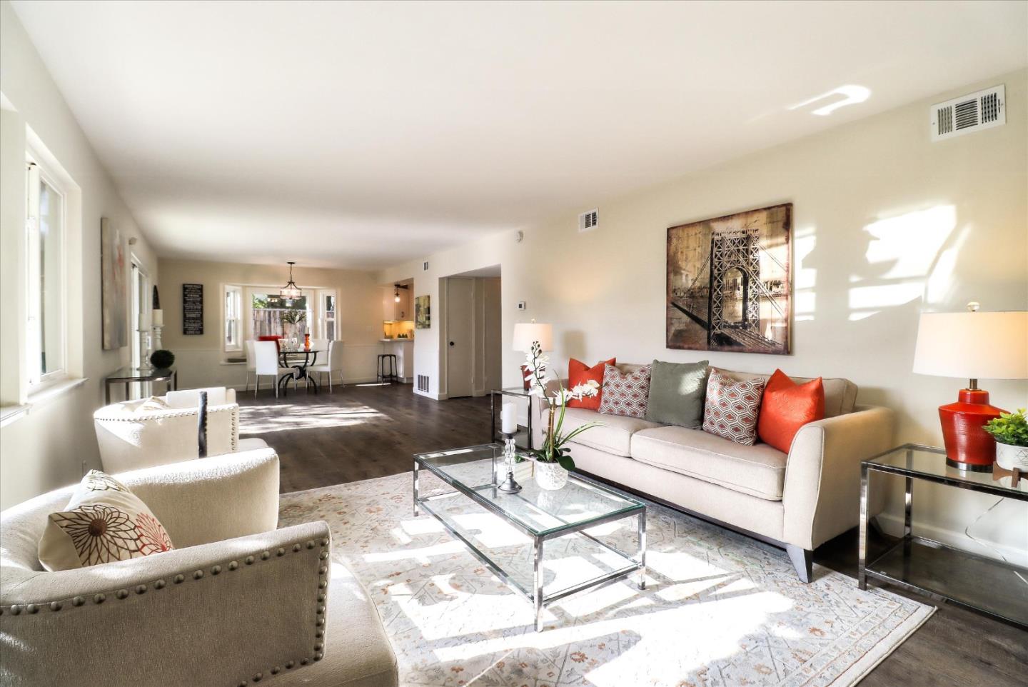 2232 Montezuma Drive Campbell, CA 95008 - Photo 6 of 34 a living room with furniture and a wooden floor