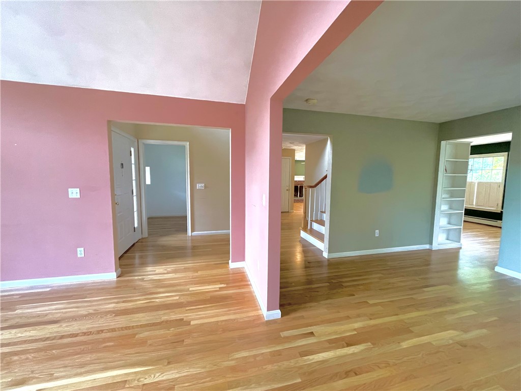 15 Jacobs Point Road Warren, RI 02885 - Photo 18 of 44 View looking at front entry, mudroom, 1/2 bath, living room, formal dining room and towards the rear the family room.