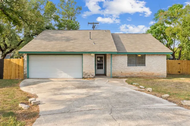 a view of a house with a outdoor space