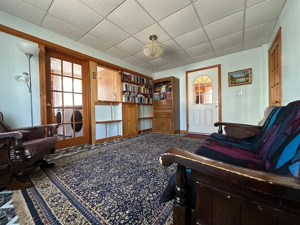 a view of a closet