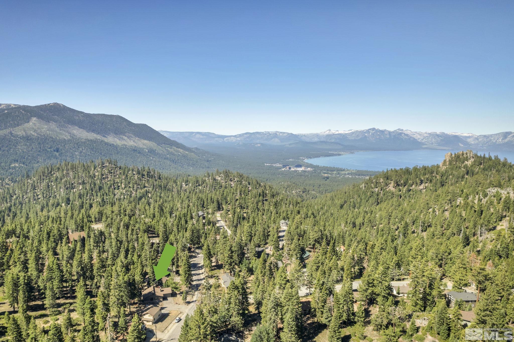 445 Andria Drive Stateline, NV 89449 - Photo 29 of 36 a view of a lush green field with a mountain in the background