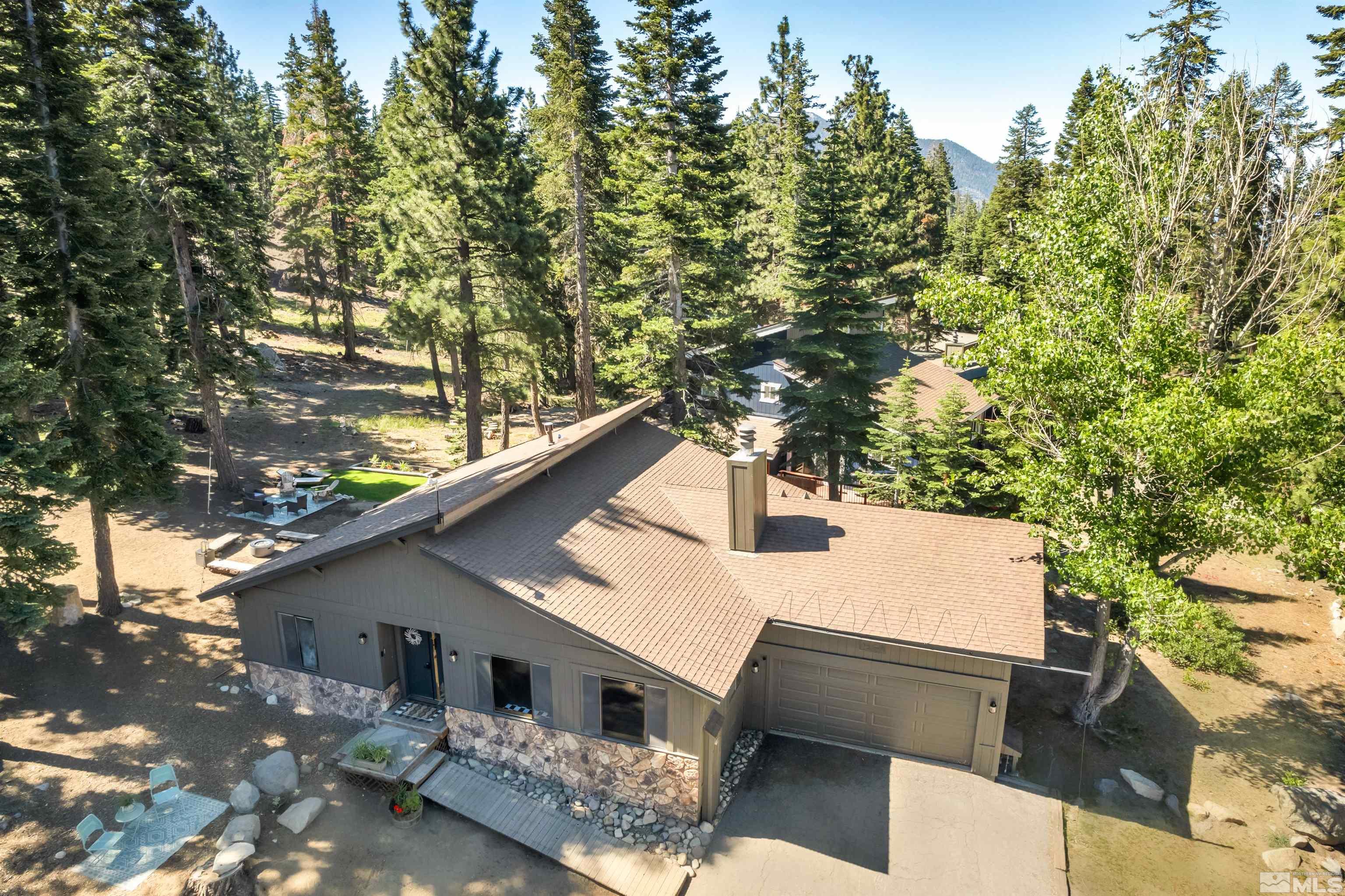 445 Andria Drive Stateline, NV 89449 - Photo 32 of 36 a view of house with a yard