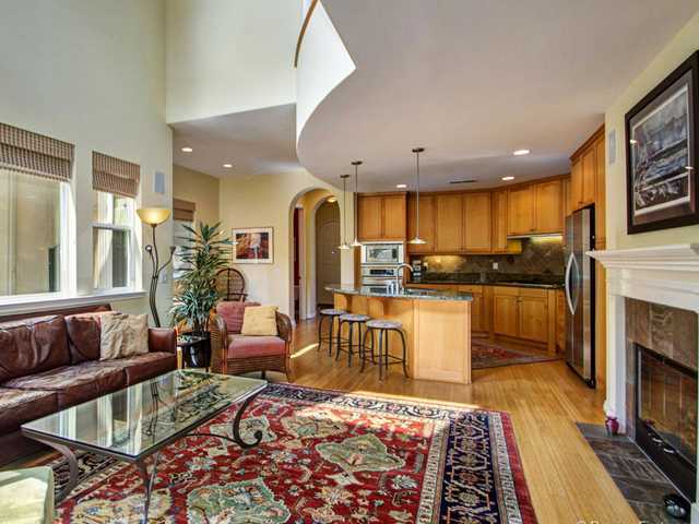 2081 Historic Decatur Road San Diego, CA 92106 - Photo 12 of 25 Family Room Open to Kitchen
