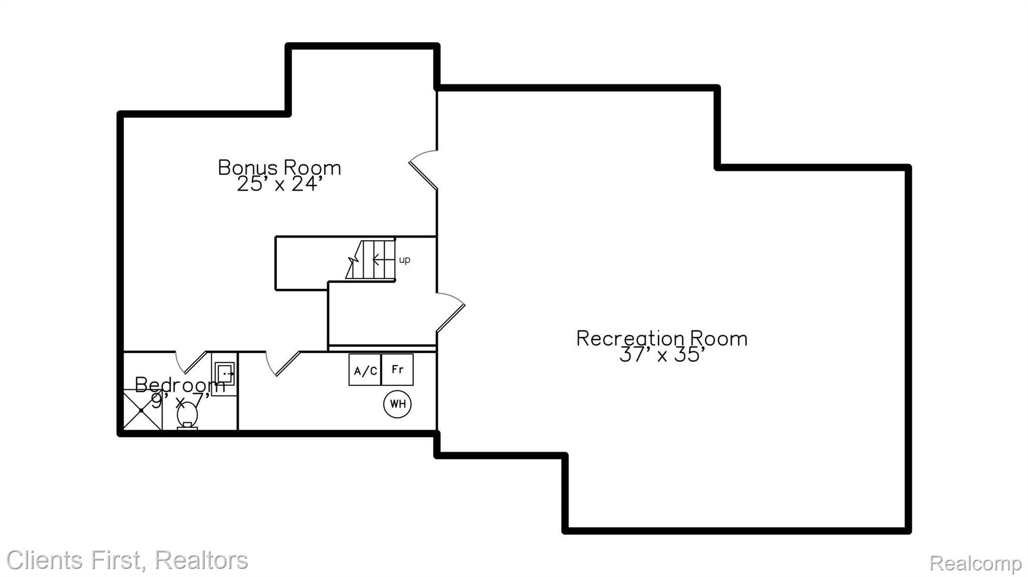 40875 Coventry Road Novi, MI 48375 - Photo 40 of 41 Basement layout