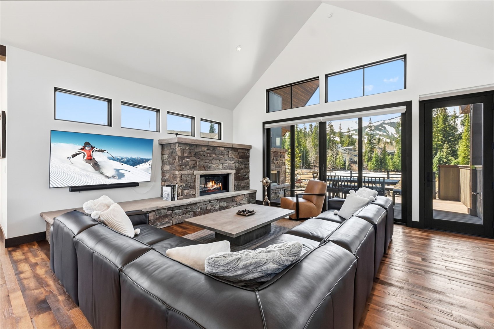 79 Cucumber Creek Road Breckenridge, CO 80424 - Photo 3 of 43 Spacious great room with ski area views