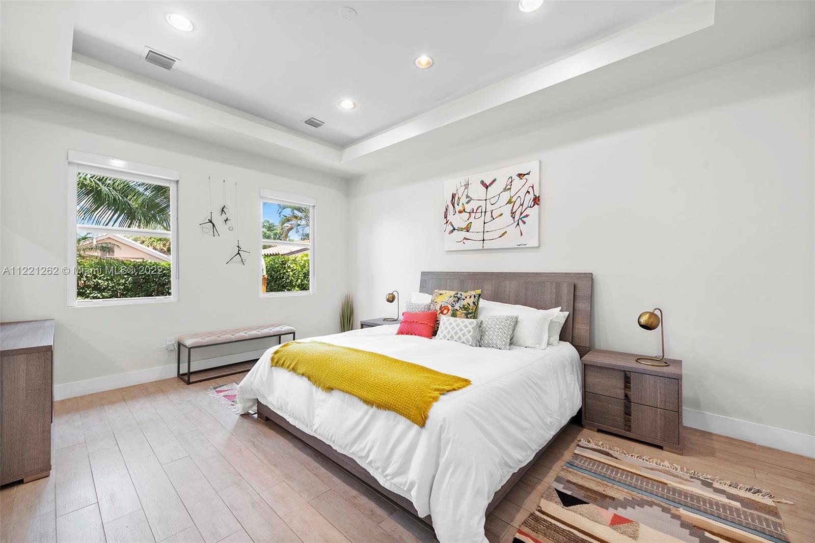 2321 Southwest 19th Street Miami, FL 33145 - Photo 11 of 29 a bedroom with a large bed and a window