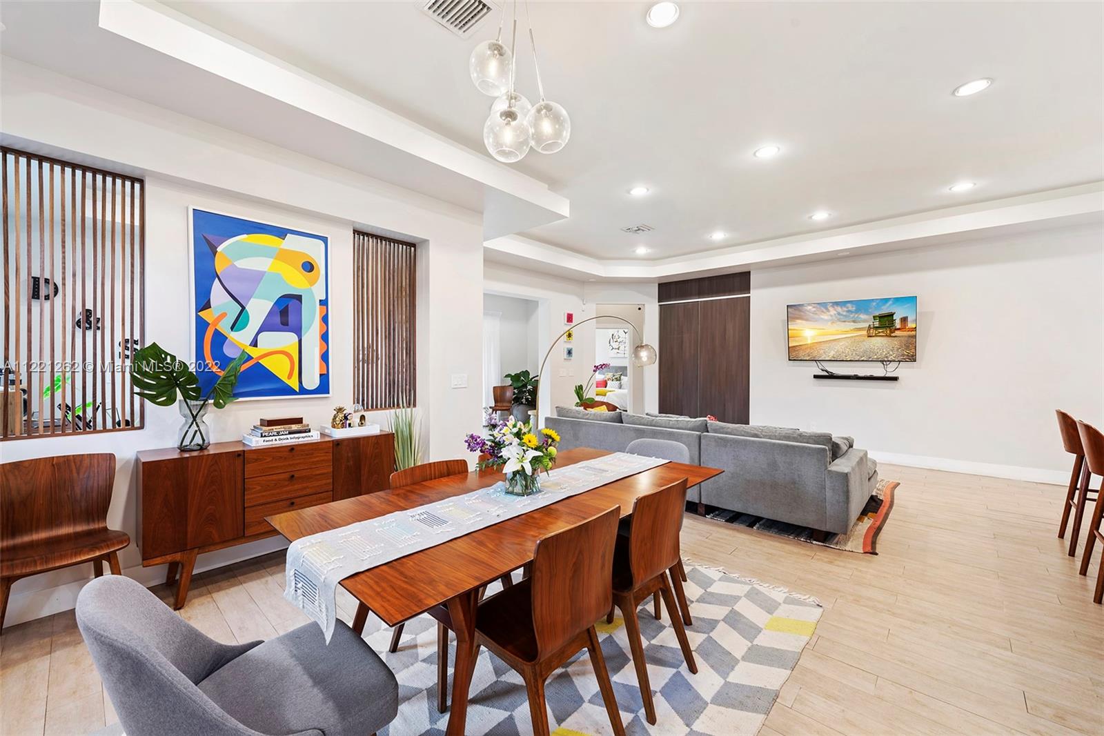 2321 Southwest 19th Street Miami, FL 33145 - Photo 6 of 29 a view of a dining room with furniture and a workspace