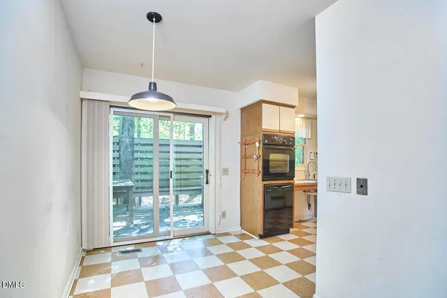 a view of a room with a porch