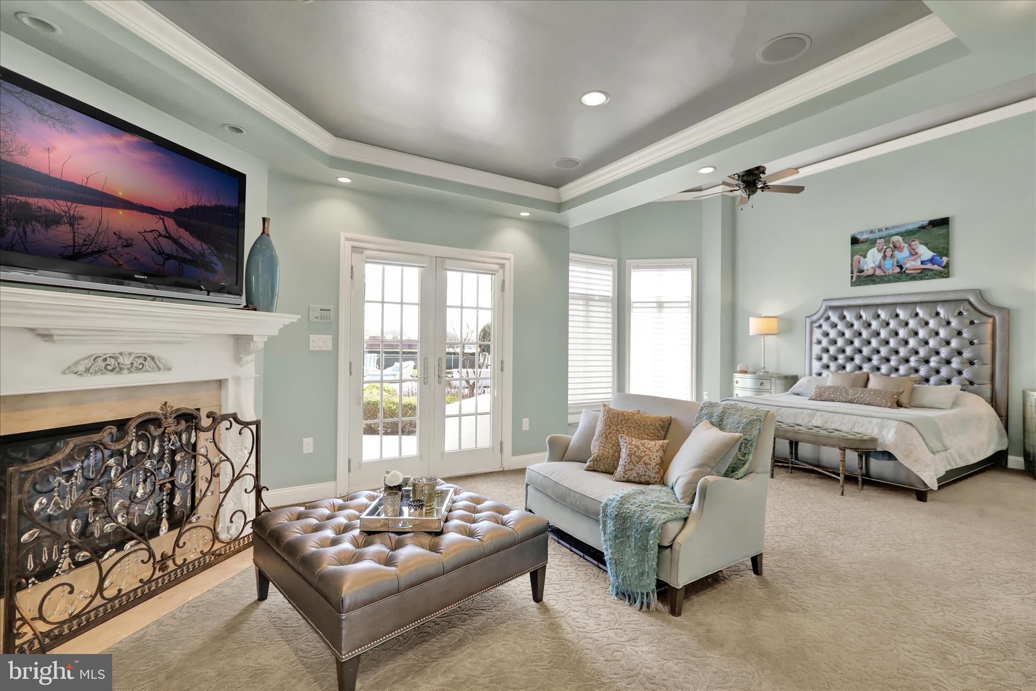 1000 Bluestone Drive Lititz, PA 17543 - Photo 38 of 132 a living room with furniture and a flat screen tv