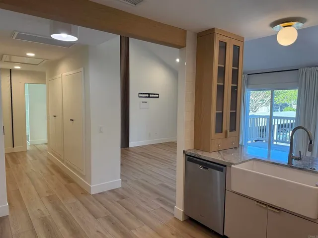 a view of livingroom with furniture and wooden floor