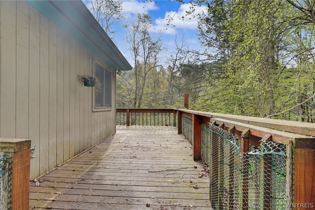 13389 West Schutt Road Sardinia, NY 14030 - Photo 5 of 34 13389 Schutt - Deck View -2