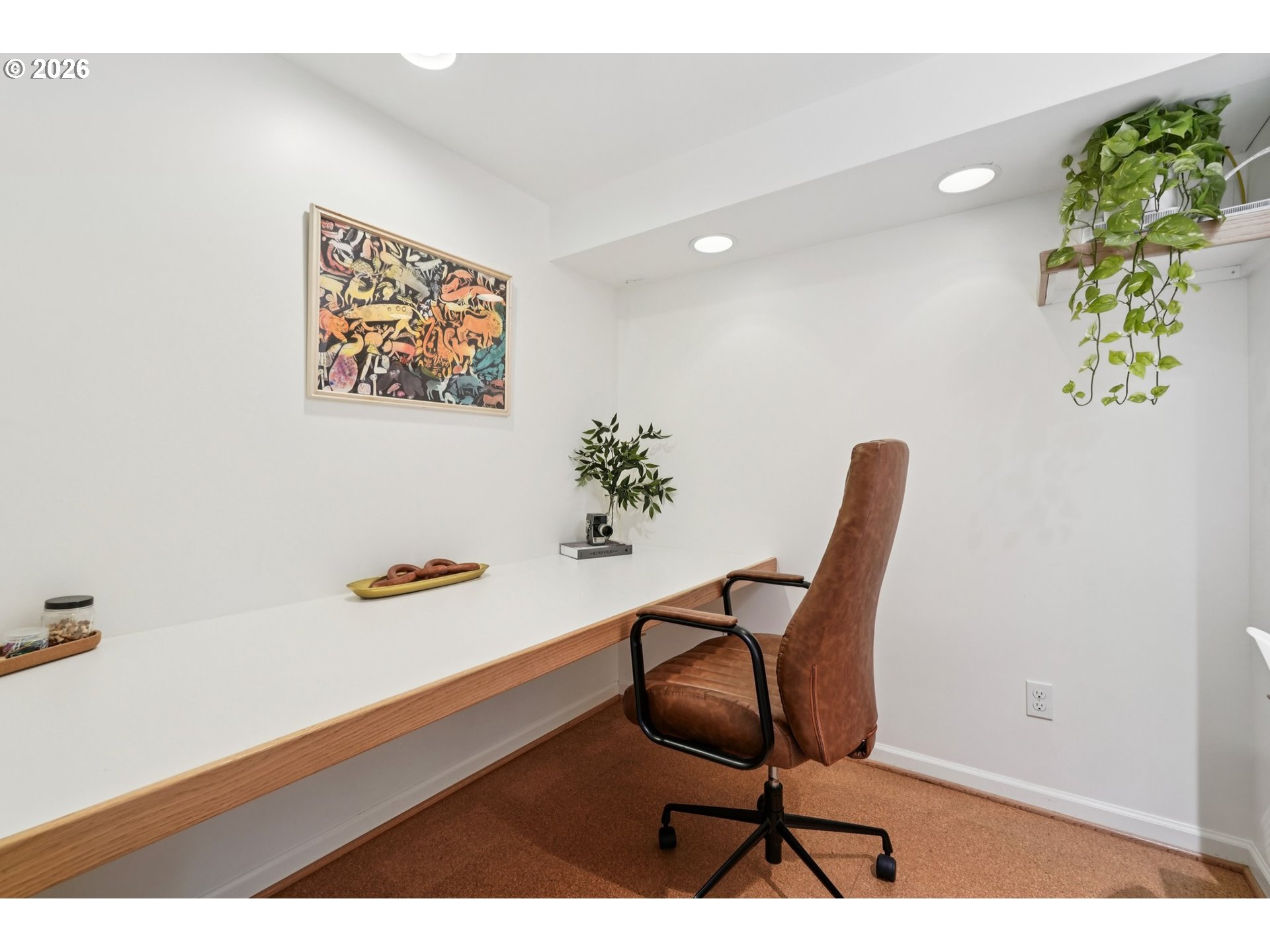 7225 Southwest 13th Avenue Portland, OR 97219 - Photo 32 of 48 a view of a workspace with furniture