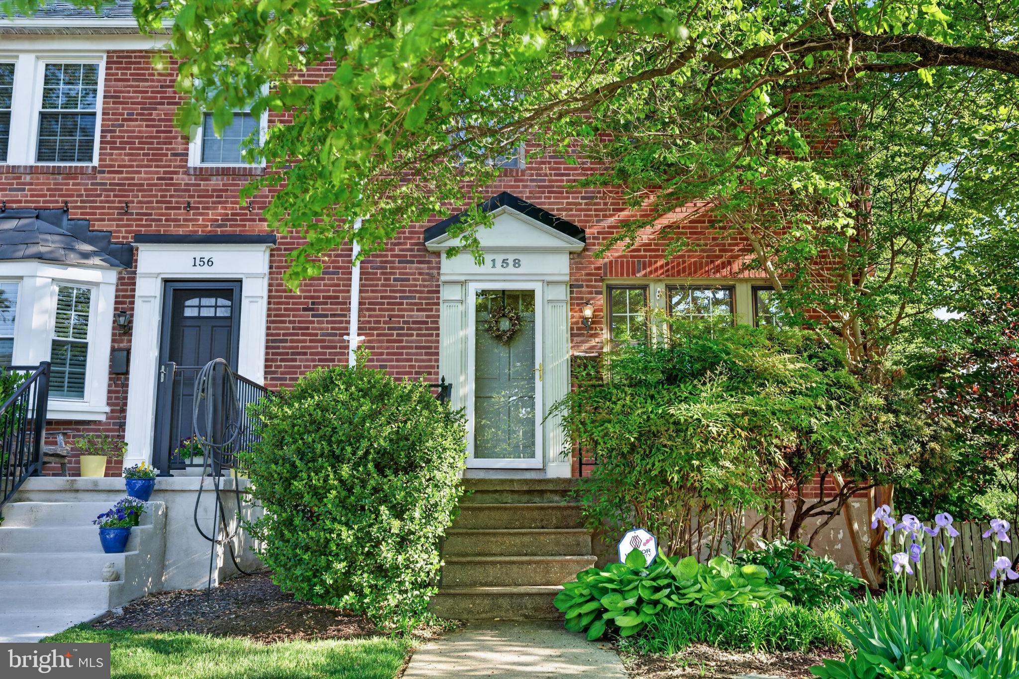 158 Hopkins Road Baltimore, MD 21212 - Photo 2 of 68 a front view of a house with garden