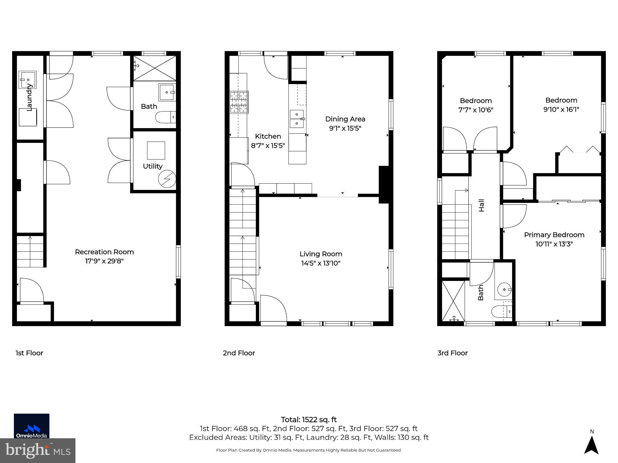 158 Hopkins Road Baltimore, MD 21212 - Photo 66 of 68 Spacious three-story home layout.