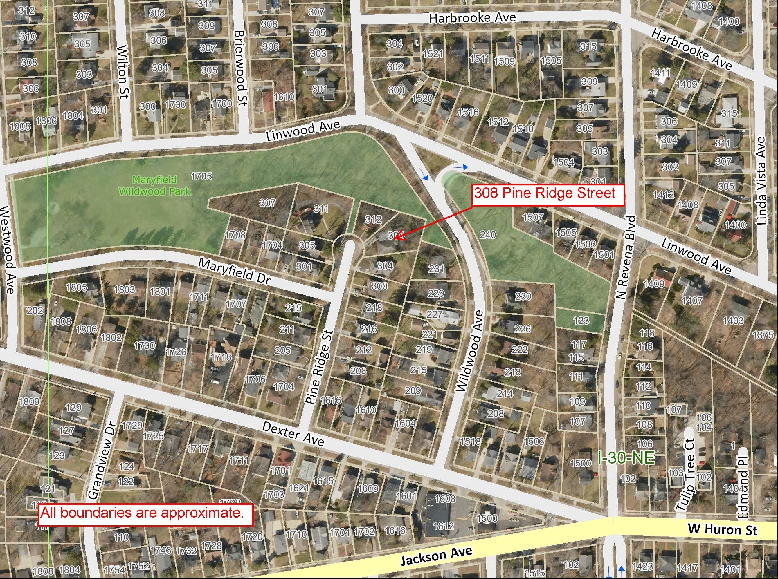 308 Pine Ridge Street Ann Arbor, MI 48103 - Photo 4 of 62 Aerial Map