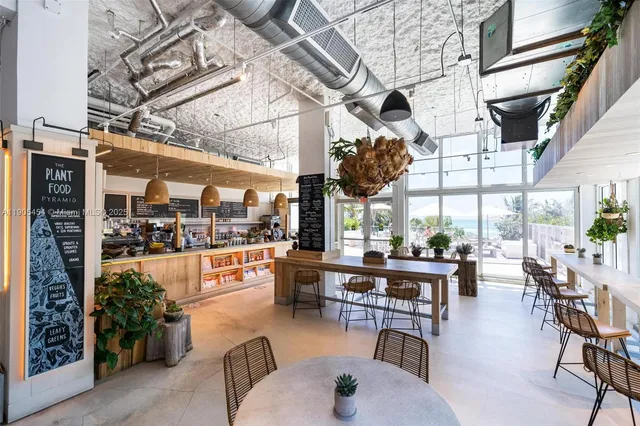 a view of a swimming pool and lounge chair