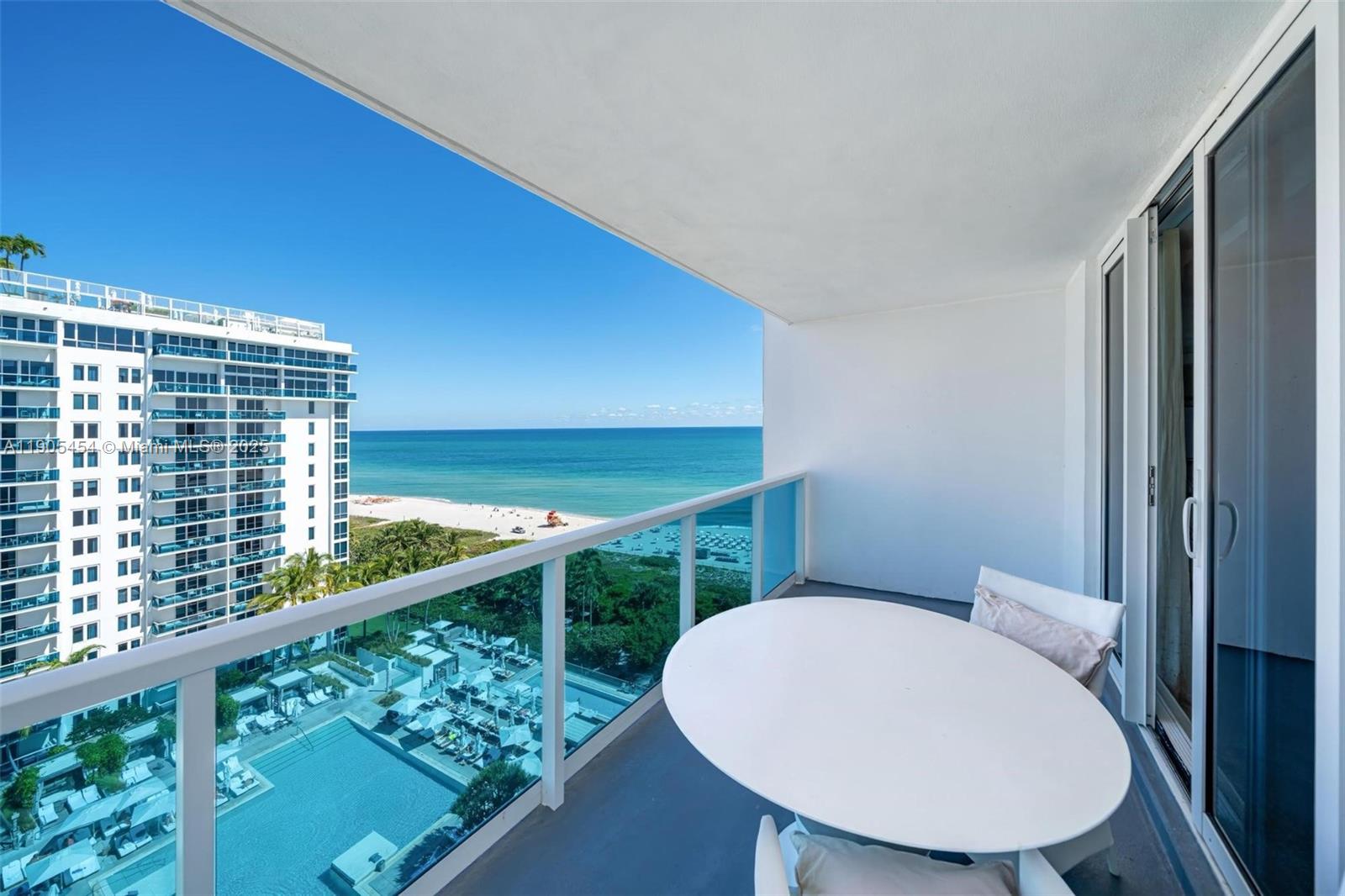 2301 Collins Avenue, Unit 1414/1415 Miami Beach, FL 33139 - Photo 4 of 40 a view of balcony with two chairs