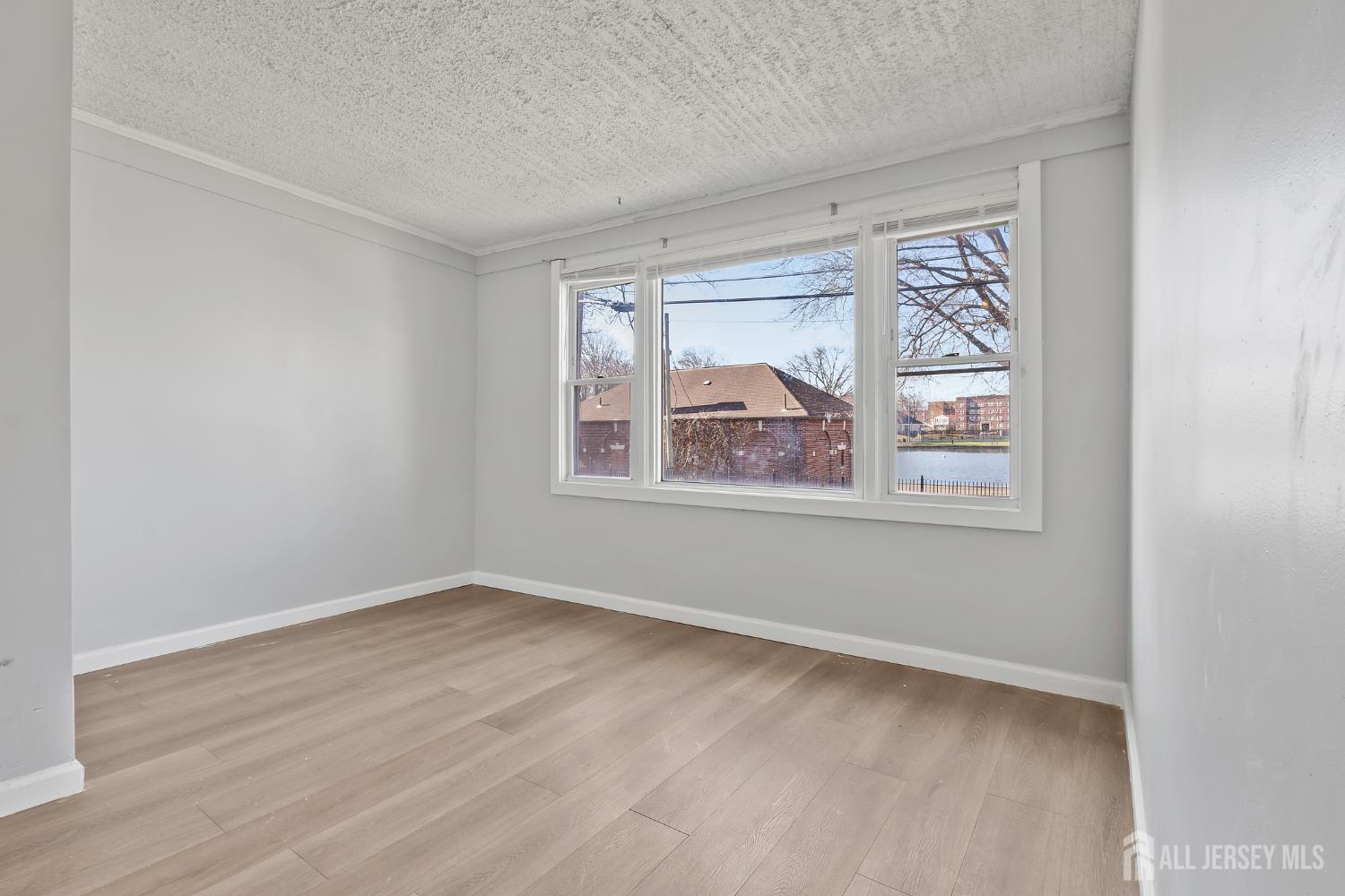 83 May Street Irvington, NJ 07111 - Photo 12 of 27 an empty room with wooden floor and windows